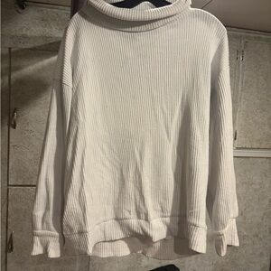 Cozy White Turtleneck Sweater